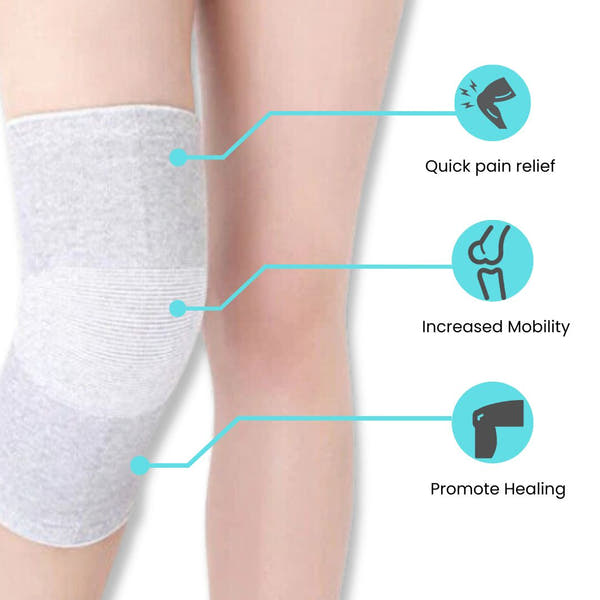 OrthoTrust - Premium Bamboo Knee Sleeves (Pack Of 2)