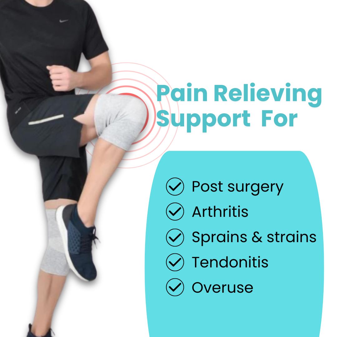 OrthoTrust - Premium Bamboo Knee Sleeves (Pack Of 2)