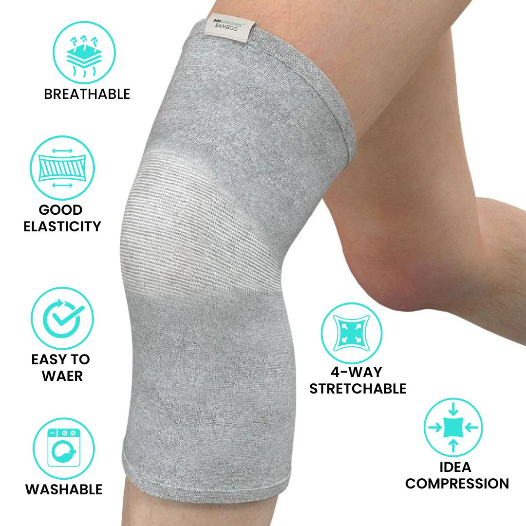 OrthoTrust - Premium Bamboo Knee Sleeves (Pack Of 2)